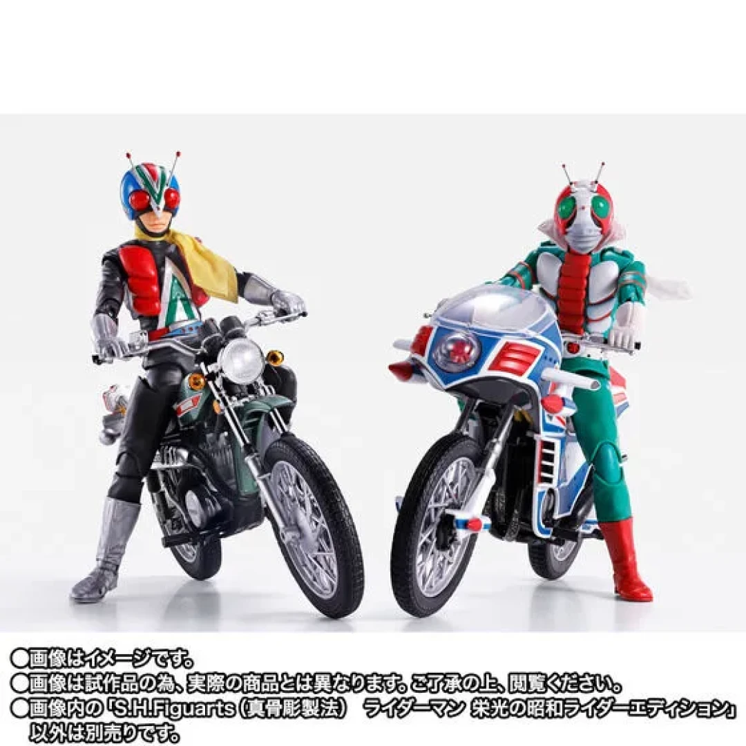 人车一次齐!真骨雕骑士人+骑士人机车「光荣的昭和骑士版」双开订