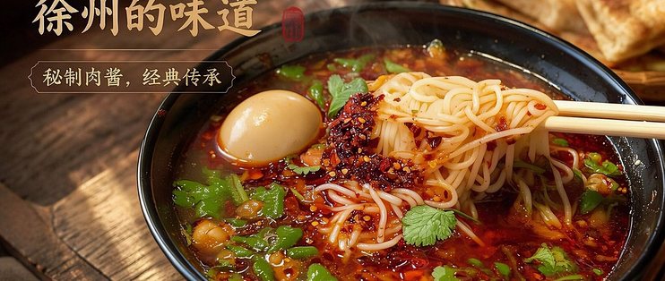 徐州米线天桥东建国肉酱米线特产夜宵速食酱香面线速食过桥米粉