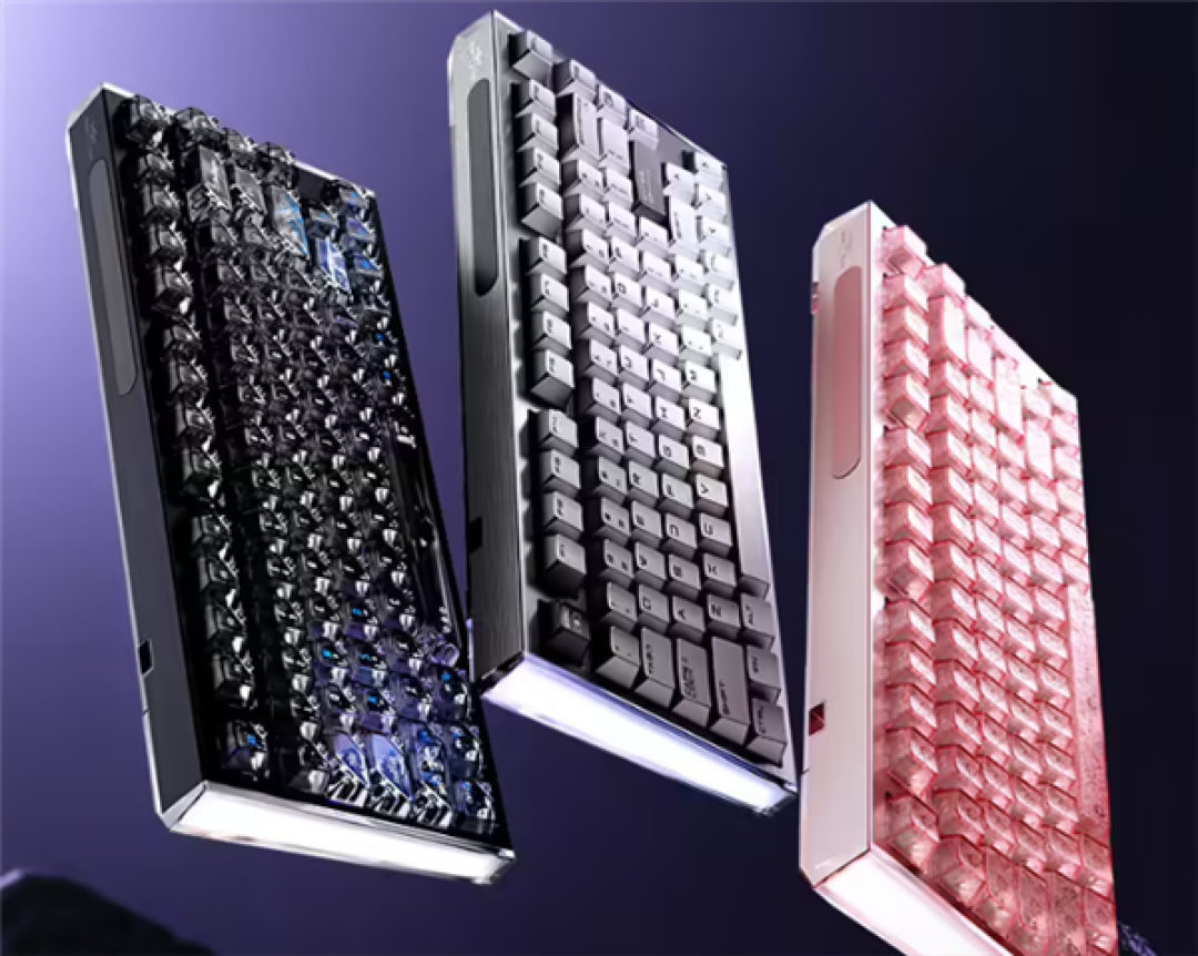 达尔优COOL75磁轴键盘首发499元起:钻石灯箱+音量触控条