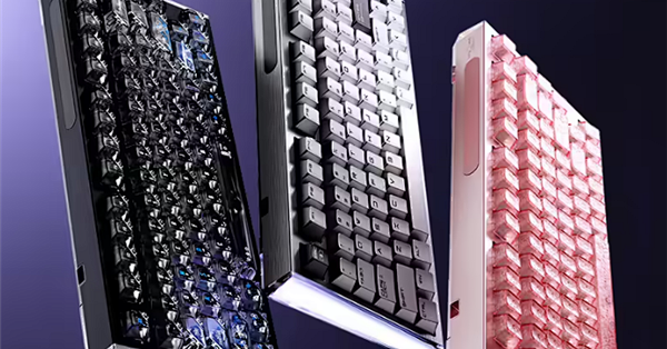 达尔优COOL75磁轴键盘首发499元起：钻石灯箱+音量触控条