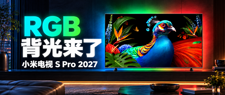 小米电视 S Pro RGB-Mini LED 2027：RGB 背光带来了什么