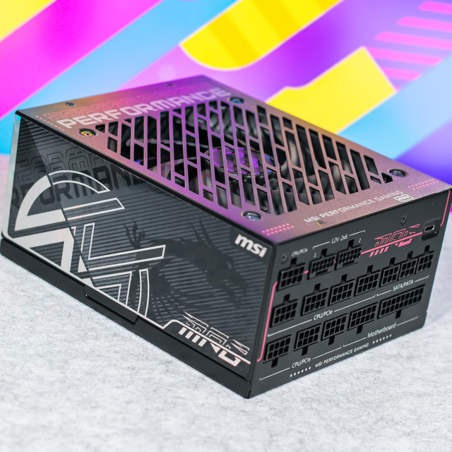 钛金能效，杜绝烧接口，微星MPG Ai1300TS PCIE5月神电源装机实测