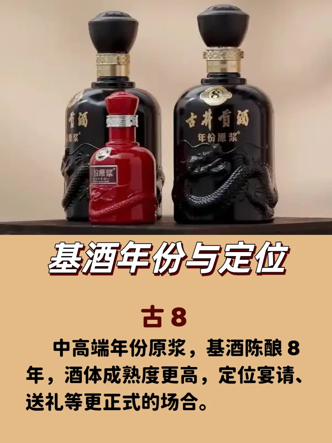 面子买古8，口粮喝古5
