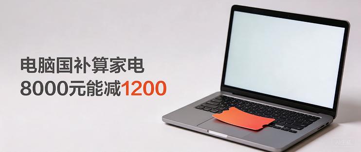 电脑国补算家电不算数码，8000的笔记本能减1200