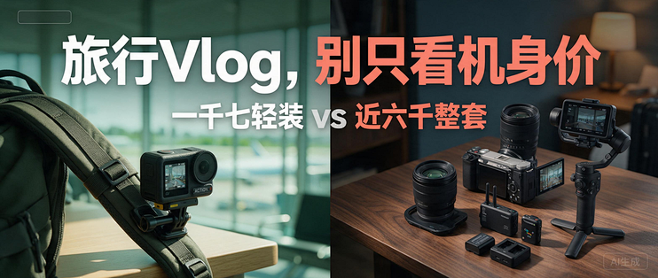 拍旅行Vlog带Action 5 Pro还是微单？