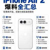 iPhone Air2爆料｜轻薄机终于补上超广角🔥