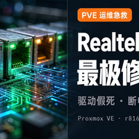 PVE 系统 Realtek 网卡失联（网口不亮/驱动假死）终极修复指南