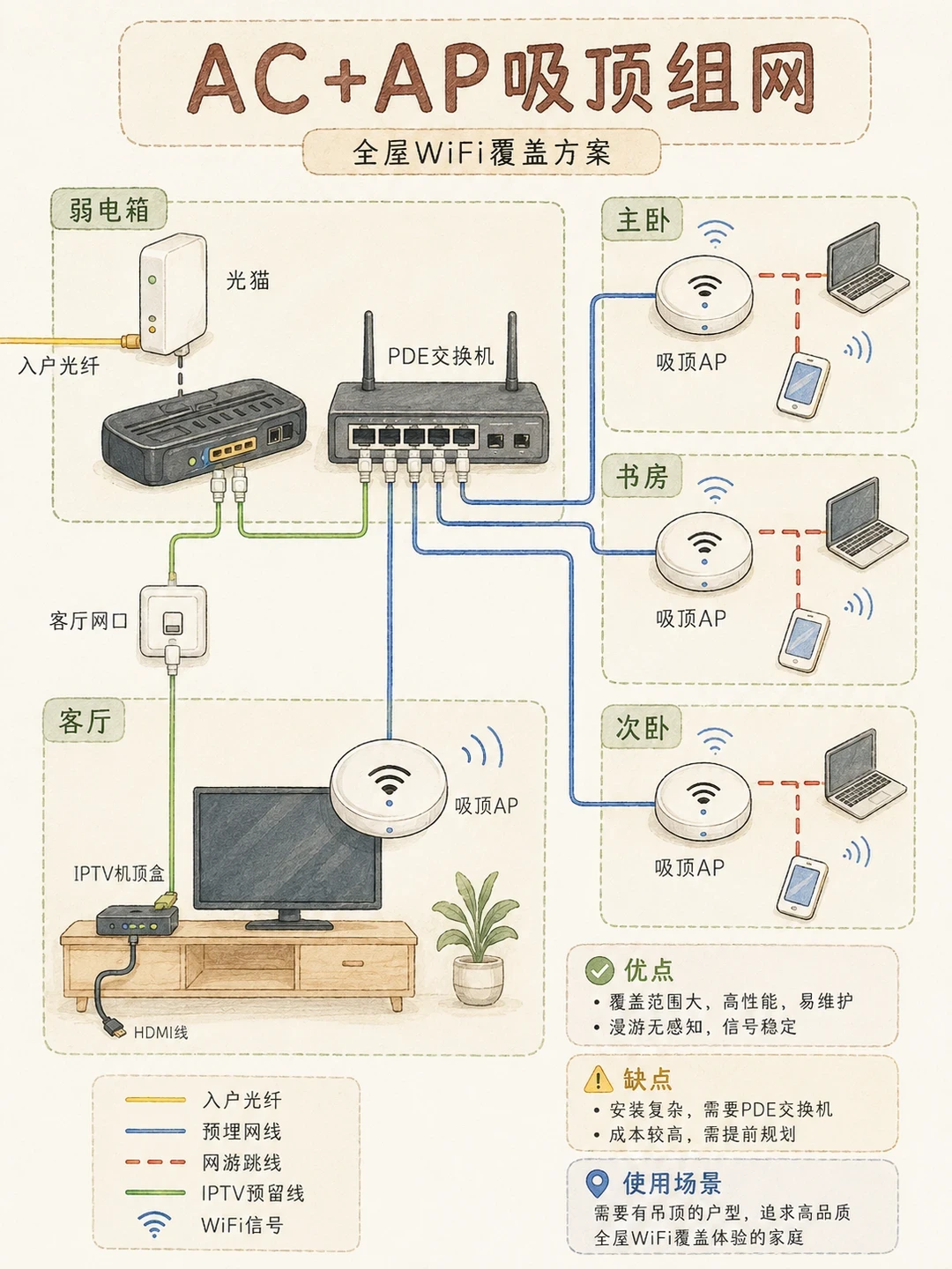 装维师傅劝你上FTTR前，先把全屋WiFi四种方案的账算清