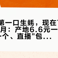 霜降的第一口生蚝，现在下单还是等12月：产地6.6元一个、夜市1元一个、直播