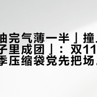「羽绒抽完气薄一半」撞上「羽绒在格子里成团」：双11付尾款前，换季压缩袋党先把场景、尺寸、退路这三本账对完