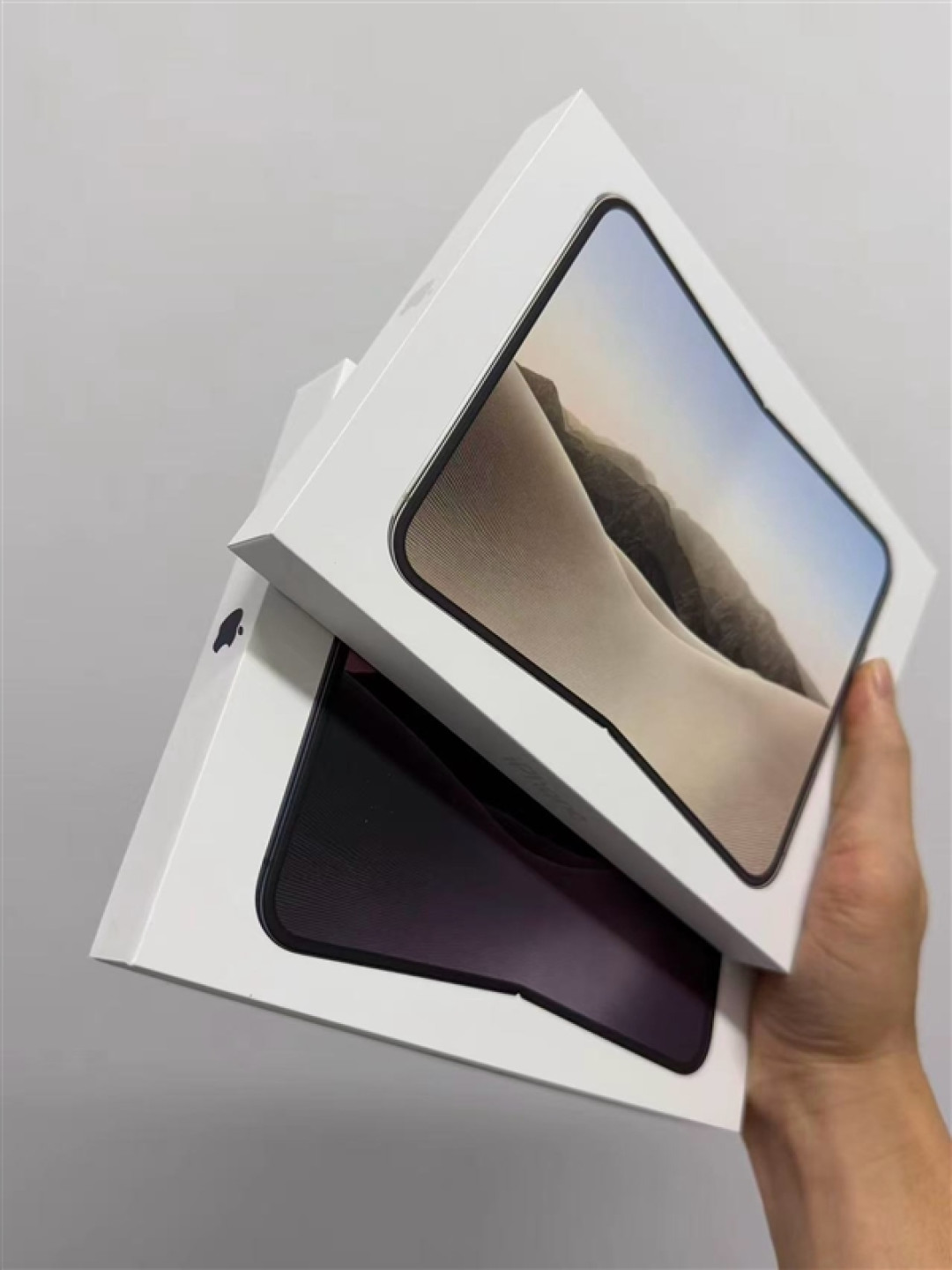 iPhone Duo包装盒看下:没有塑封膜 苹果继续走环保路线