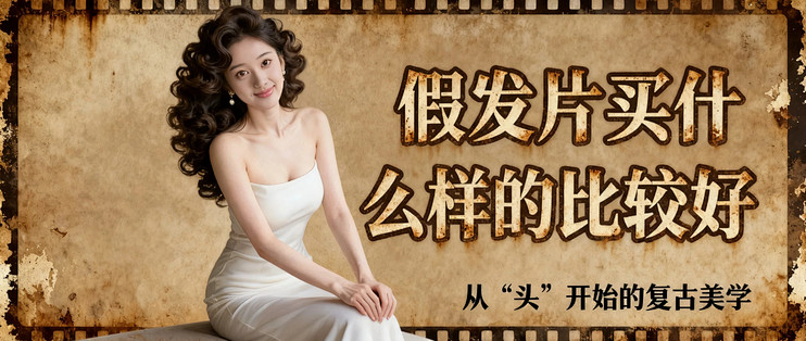 假发片买什么样的比较好？不同发量不同白发情况 对应款式直接说