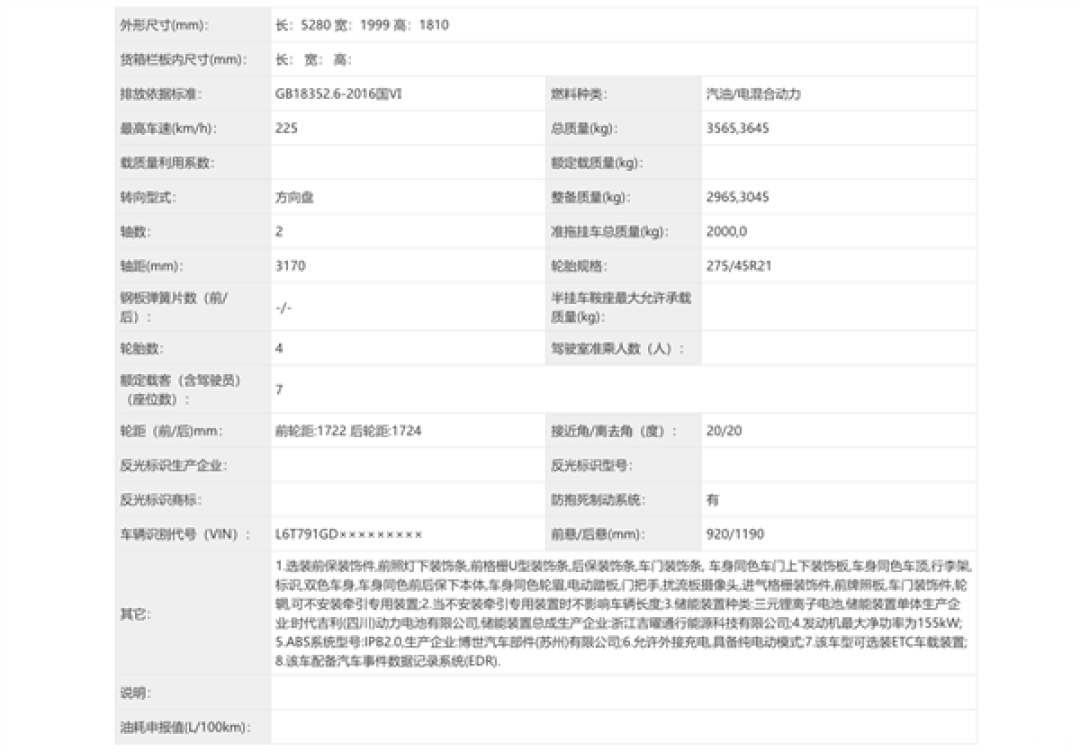 前脸大改+酒红车身!领克900L官图发布:搭2.0T插混系统