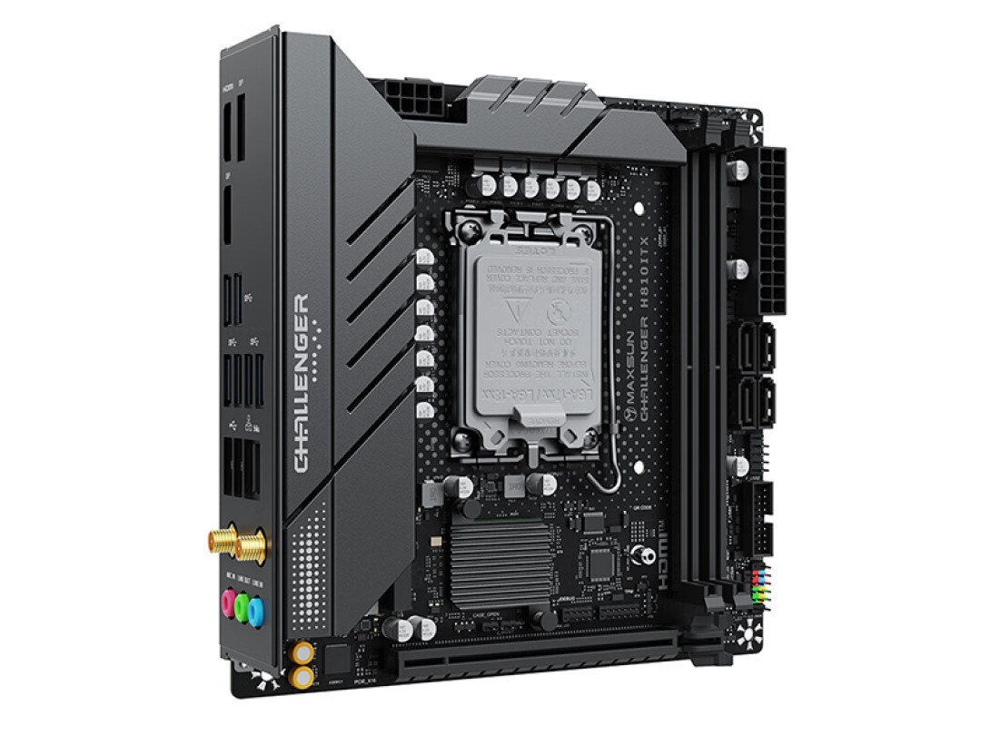 660块的铭瑄H810ITX带270K Plus,省的钱内存来还