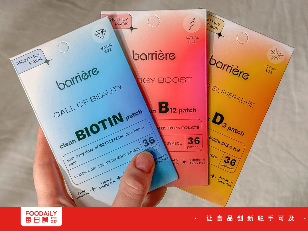 预计年营收千万美元，Barrière的维生素贴片火了