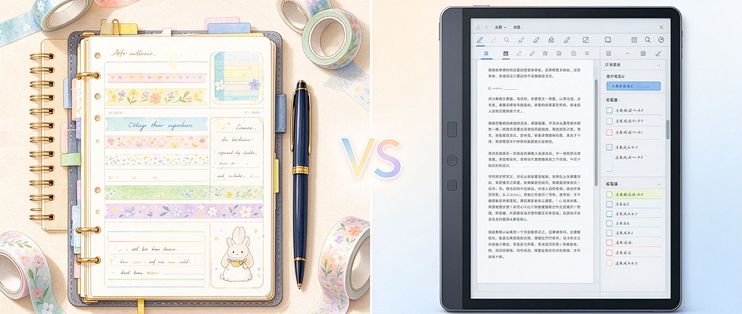 【评论有奖】纸质文具 vs 水墨屏：你更顺手的是哪个？