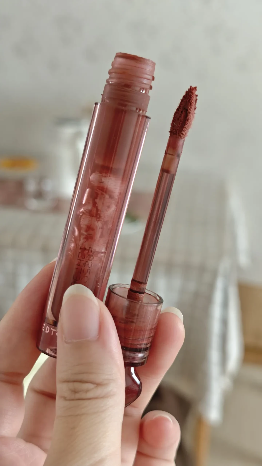 唇釉空管与管壁残膏