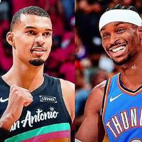 NBA揭幕战马刺雷霆冲突：福克斯抱摔霍姆格伦吃一级恶意，五人受罚无人驱逐，雷霆116-104客场取胜
