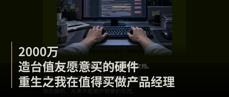 重生之我在值得买做产品经理：2000万预算，造一台值友愿意买的硬件