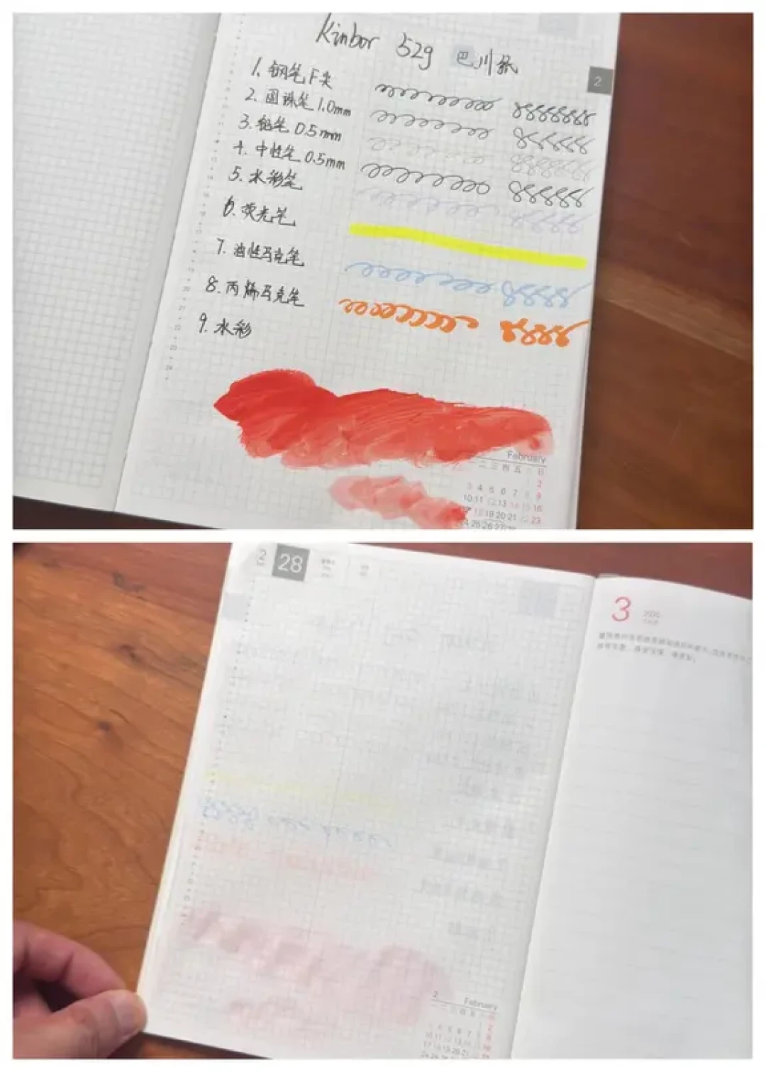 厚纸反而更洇墨:钢笔挑本子,别看克重看施胶度