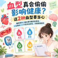血型影响健康？这2种血型糖尿病心脑血管风险更高，别不当回事