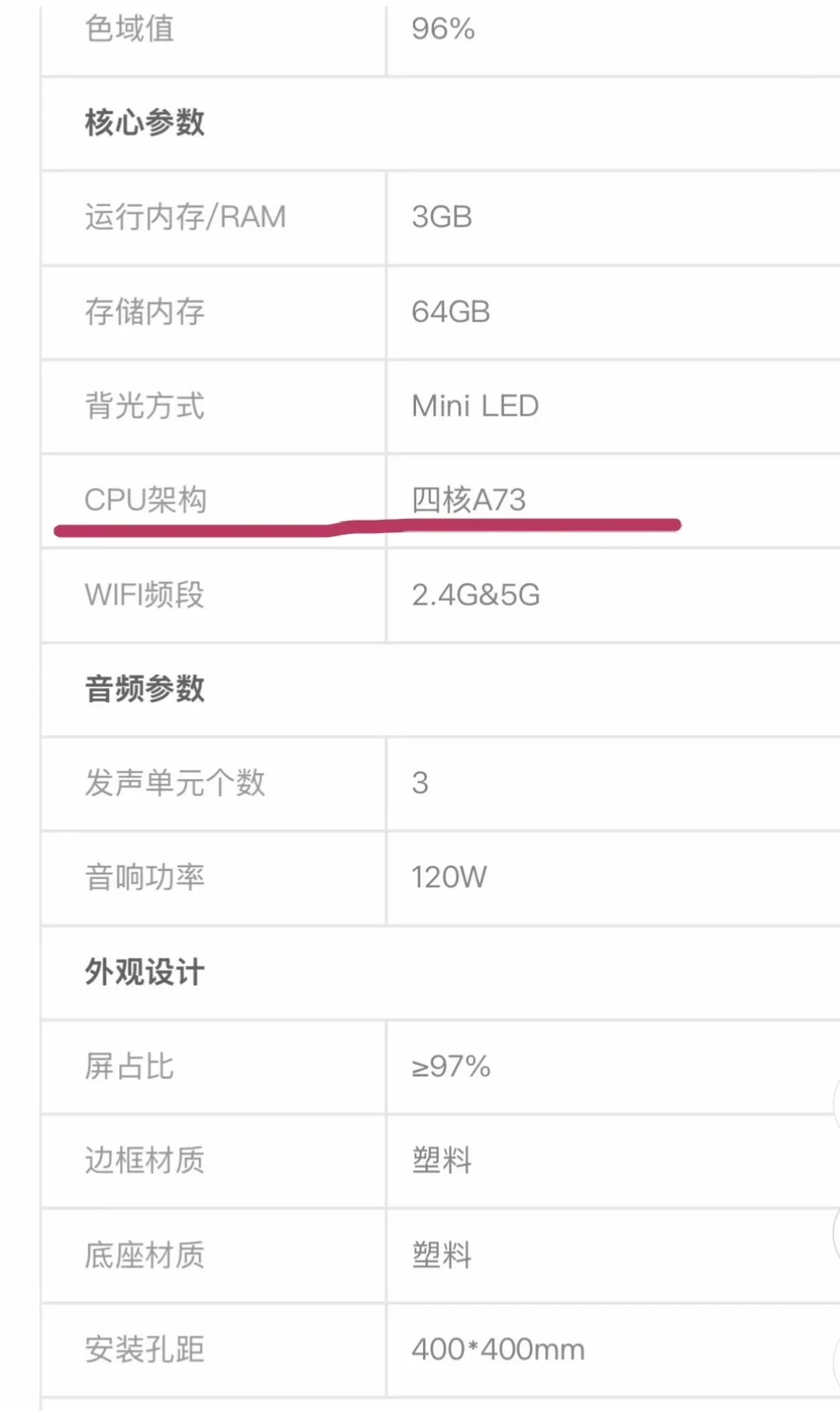 内存砍半、CPU换小核：双11电视先别急着付尾款，核个“版本”