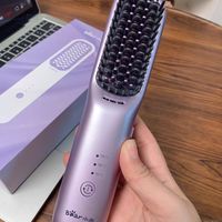小熊负离子无线直发梳，直卷两用造型梳