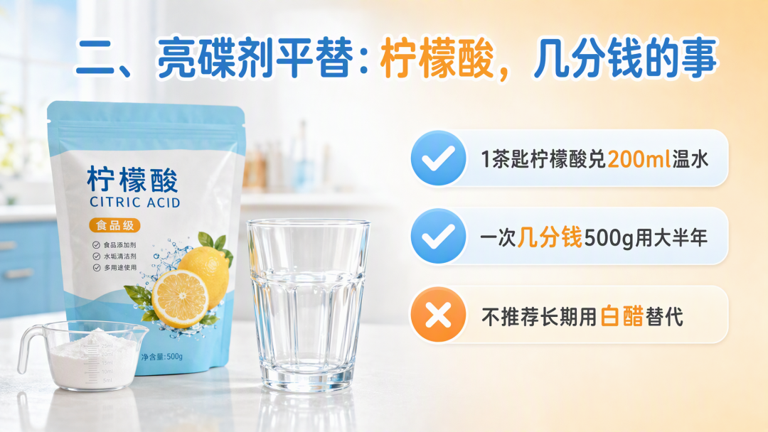 洗碗机耗材平替大法：盐、剂、粉、洗四件套，不吃压力！