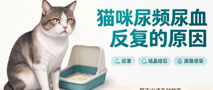 猫咪尿频尿血总反复？别只忙着消炎！