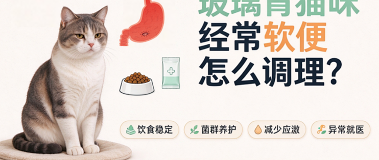 玻璃胃猫咪经常软便怎么调理？