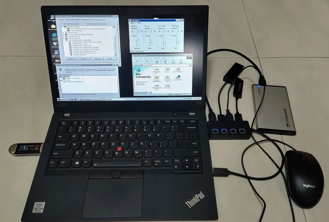 Windows 98也能跑USB4、雷电3!速度惊人高达255MB/s