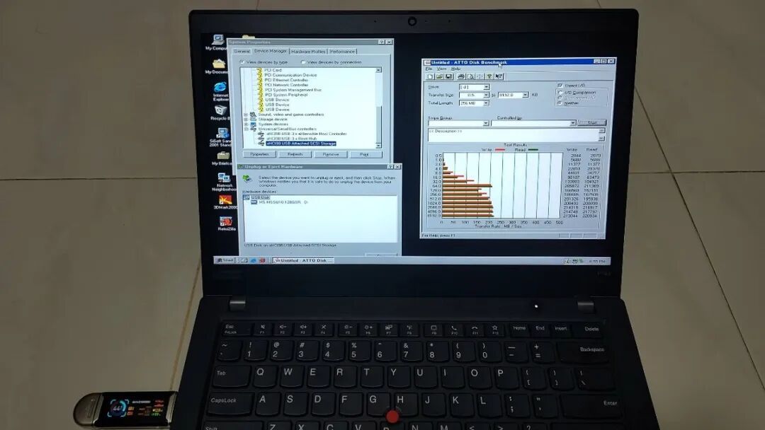 Windows 98也能跑USB4、雷电3!速度惊人高达255MB/s