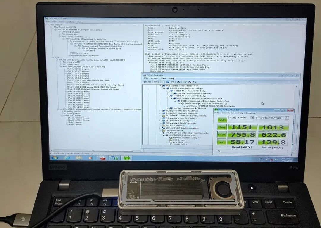Windows 98也能跑USB4、雷电3!速度惊人高达255MB/s