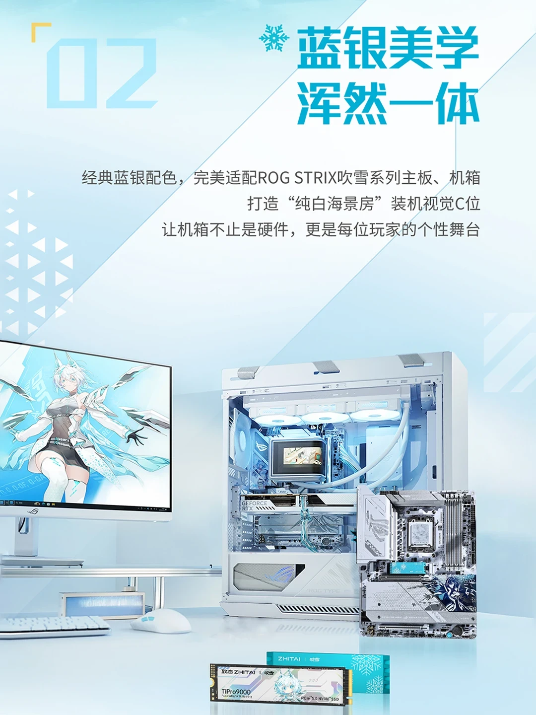 致态吹雪联名SSD上市:规格同标准版,吹雪党为