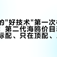 王传福的"好技术"第一次标到配置单级：第二代海鸥价目表落地，全系标配、只在顶配、还是传闻，先分清这三栏