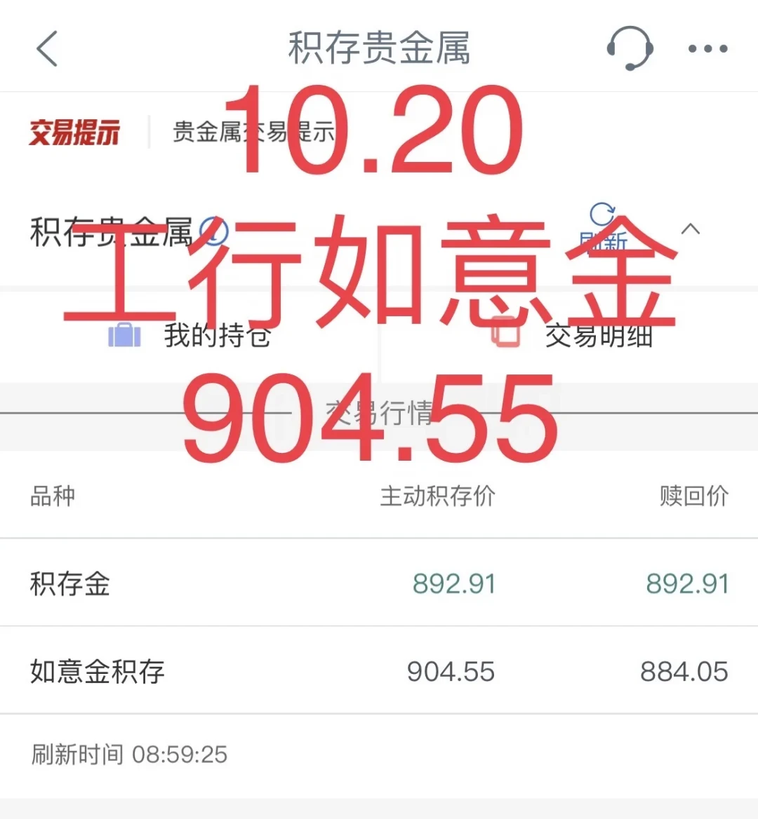 ICBC零费率、中信0.3%:积存金费率战只有
