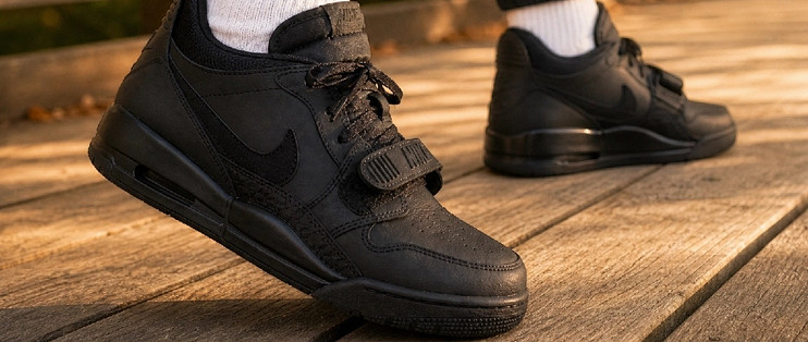 秋日通勤刚需！全黑AJ Legacy 312低调耐看