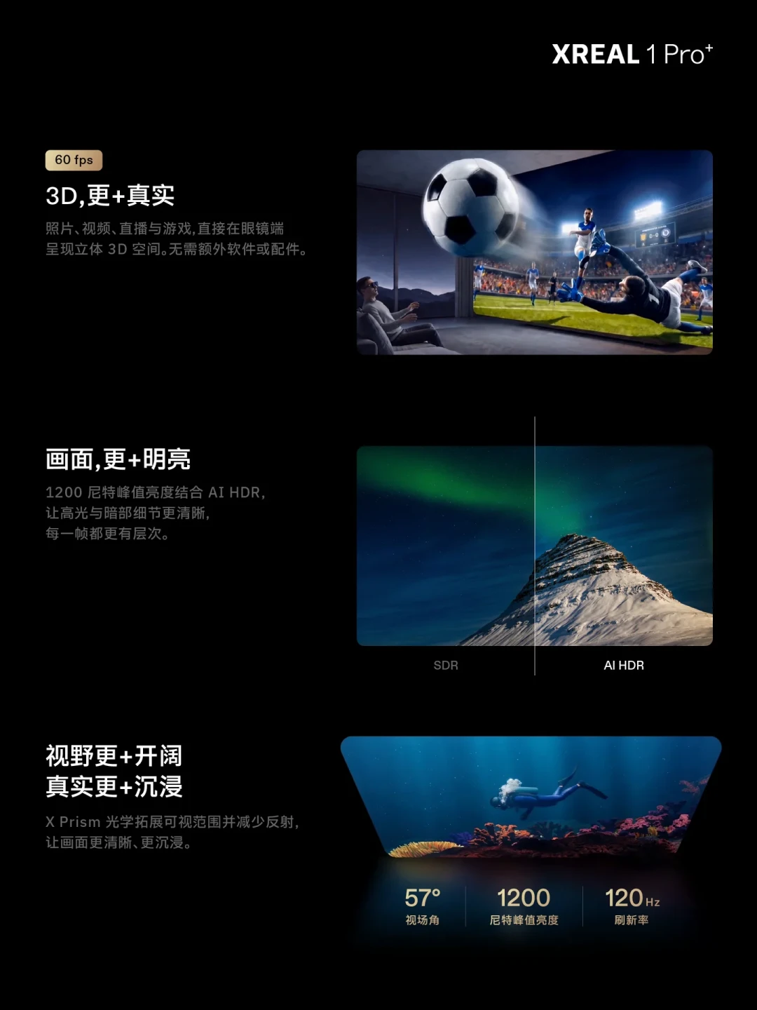 XREAL 1 Pro+亮度翻倍,AR眼镜“见光死”有救了?