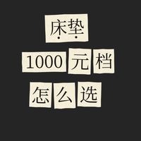 1000元左右，床垫怎么选