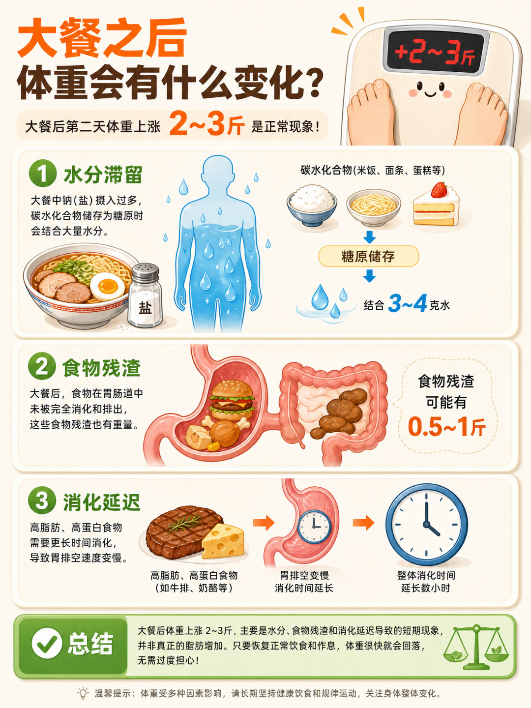 聚餐后涨3斤别断食：毁掉减脂的不是这顿，是接下来两天