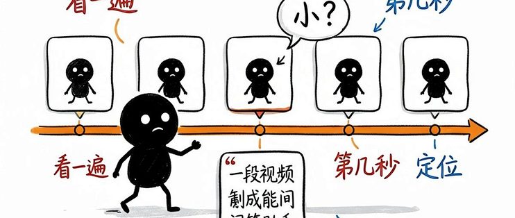 一段视频里的事，想问 AI"第几秒发生的"？它让 AI
