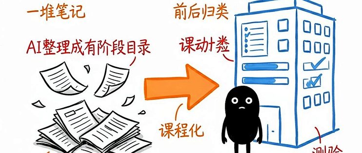 攒了一堆课程笔记却没地方展示？把它一键变成能看的课程网站