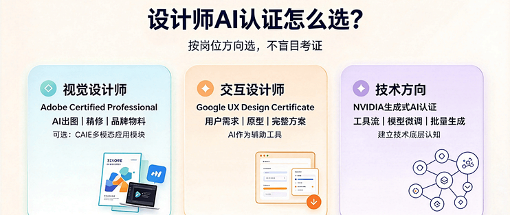 适合设计从业者的 AI 证书盘点：别只会用 AI 出图