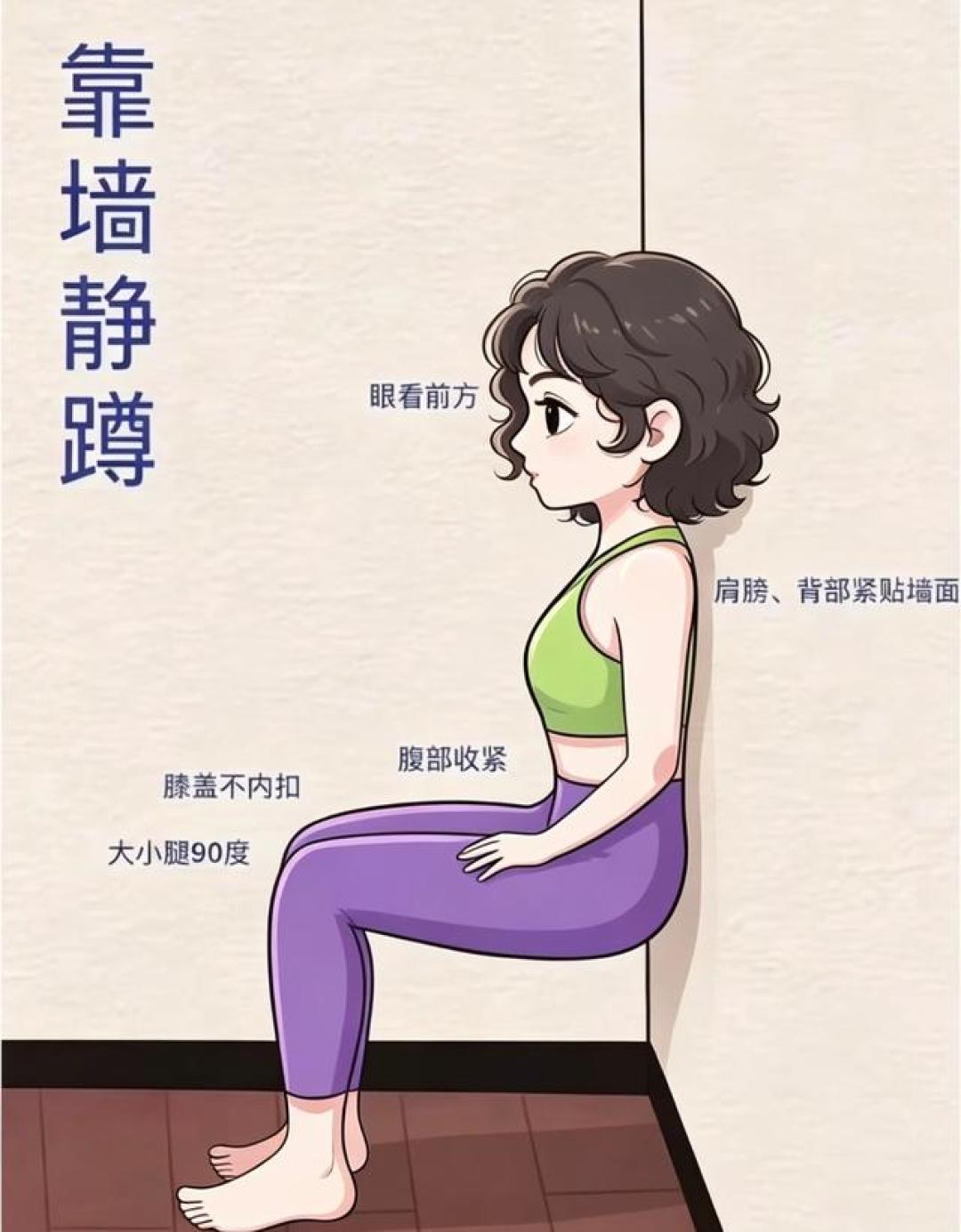 爬楼膝盖发软,靠墙静蹲越蹲越疼?多半是这3个细节做反了