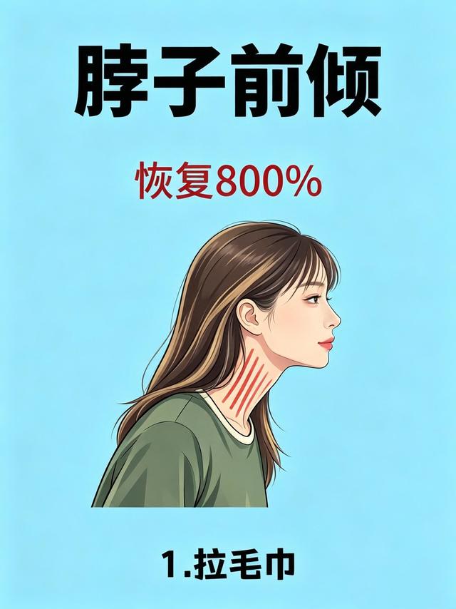 脖子前倾真的能练回来吗？每天10分钟，这5个动作值得试试！