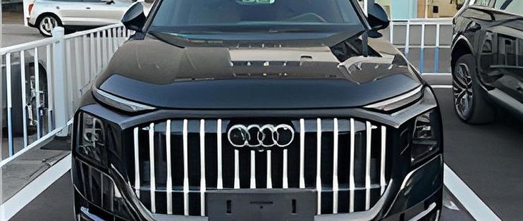 奥迪史上最大SUV！全新旗舰Q9实车国内现身：前脸或成大槽点