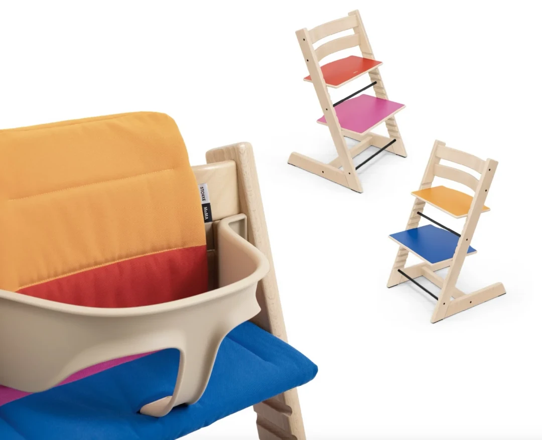 该买联名还是普通款?Stokke×MoMA“能坐的椅子”限量1万把