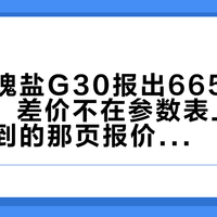 老板玫瑰盐G30报出6650到13000：差价不在参数表上，在你查不到的那页报价单里