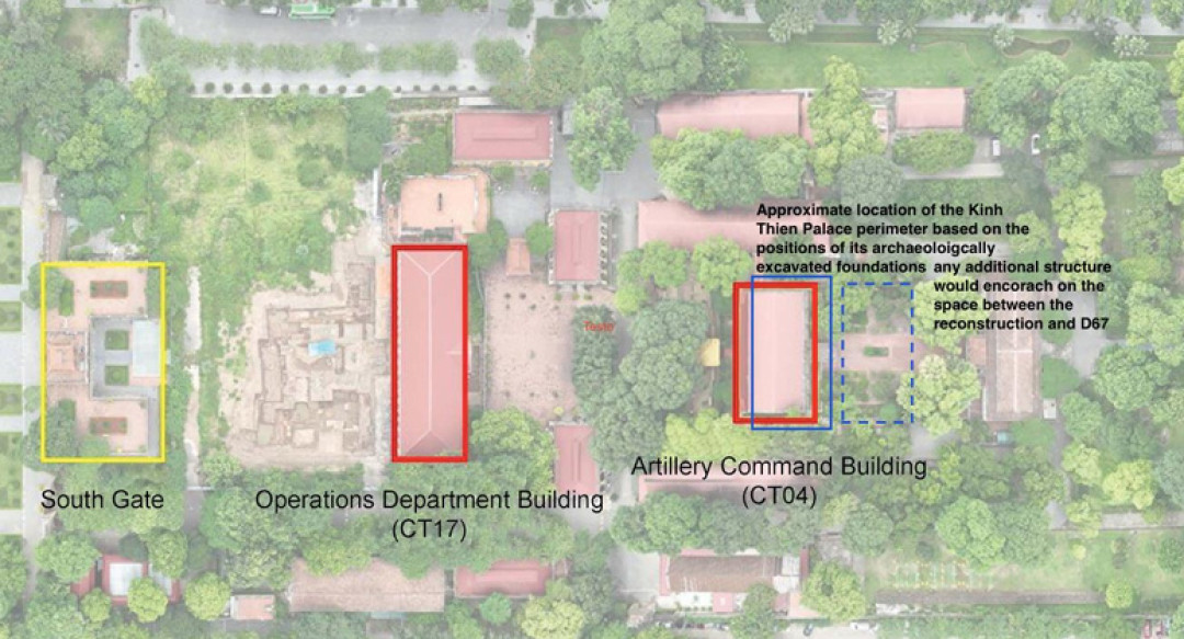 拆法军楼、重建消失了140年的正殿:世界遗产批了越南,但批的不你想的——先对齐6栋楼、30个柱础、2道决议