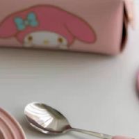 小学生带饭必备！三丽鸥可爱勺叉套装